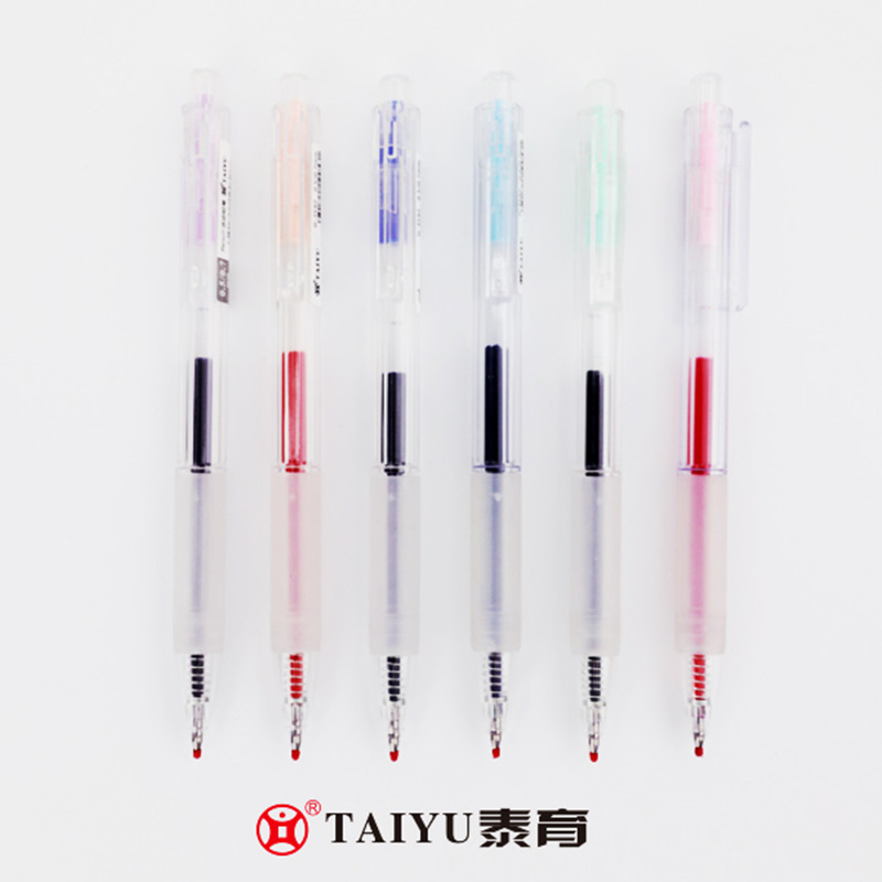 Student Brug Gel Pen med hætte med Macaron Color Design Gel Pen 3192